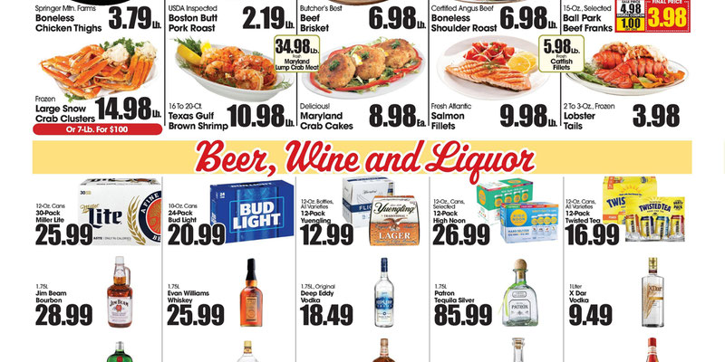 Bradfords Neighborhood Market Hollywood, MD flyer