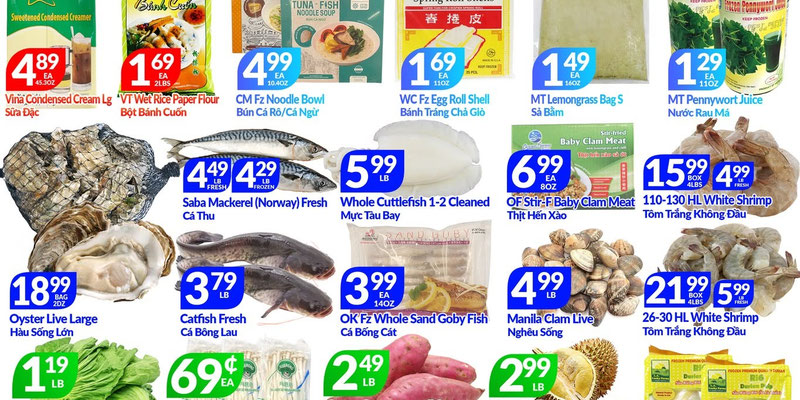 Lams Seafood Market flyer