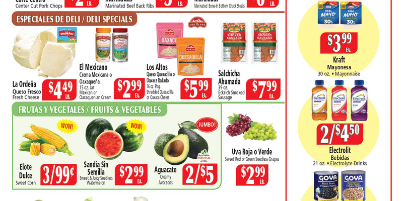 El Ahorro Supermarket Houston flyer