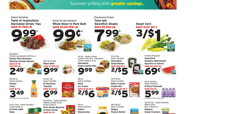 Hannaford Hannaford Week 25 Flyer - for Hosted