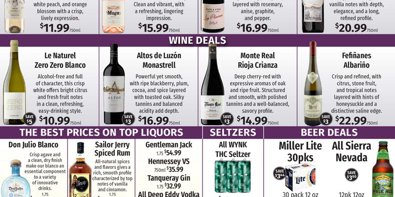 Caraluzzi's Wine Sprits flyer