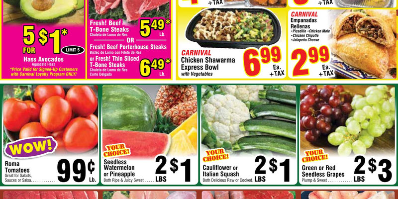 Carnival Supermarket flyer
