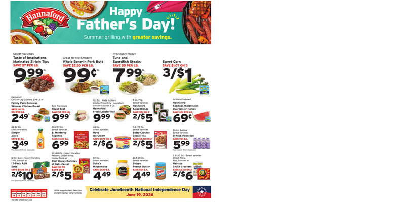 Hannaford flyer