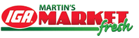 Martin's Market IGA Cashmere, WA logo