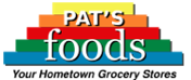 PAt's Foods Iron Mountain MI logo